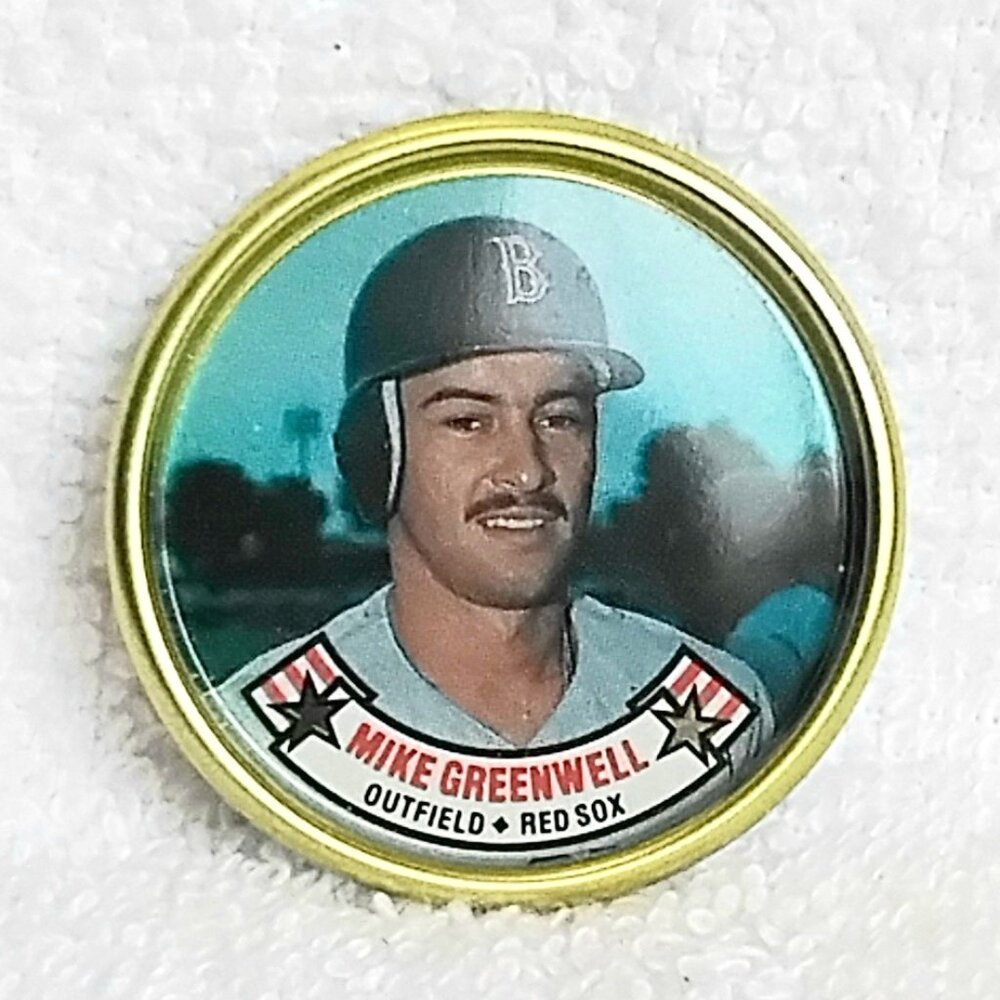 3/$20 Vintage & Mint 1988 Topps MLB Mike Greenwell 1 1/2" Metal Coin 14/60!!